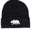 Cuff Beanies-Wild Spirit California Knit Black Cuff -