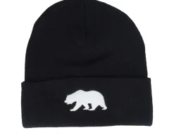 Cuff Beanies-Wild Spirit California Knit Black Cuff -