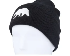 Cuff Beanies-Wild Spirit California Knit Black Cuff -