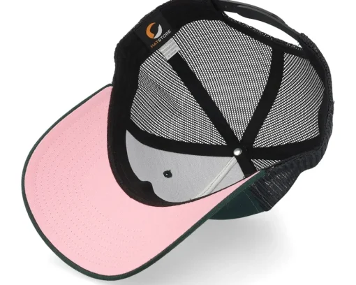 Best Wild Spirit Camping Adventure Dark Forest/Black/Pink Trucker - Green