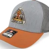 Trucker-Wild Spirit Camping Adventure Grey/Charcoal/Orange Trucker -