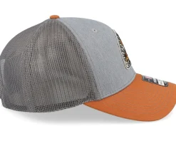 Trucker-Wild Spirit Camping Adventure Grey/Charcoal/Orange Trucker -