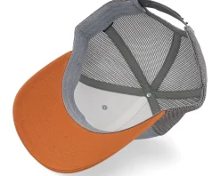 Trucker-Wild Spirit Camping Adventure Grey/Charcoal/Orange Trucker -