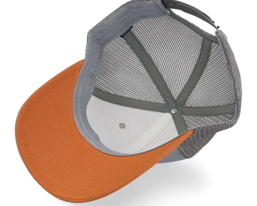 Trucker-Wild Spirit Camping Adventure Grey/Charcoal/Orange Trucker -