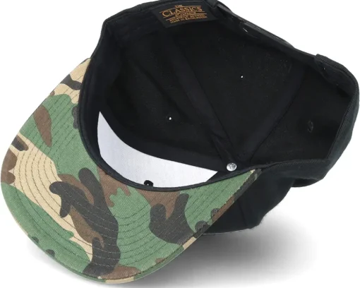Snapback-Wild Spirit Camping Logo Black/Camo Snapback -