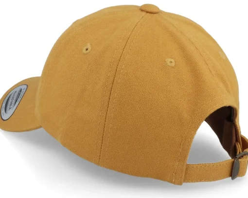 Dad Cap-Iconic Canada Patch Canvas Light Brown Dad Cap -