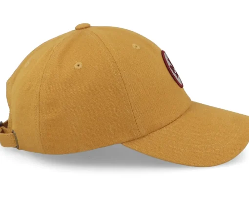 Dad Cap-Iconic Canada Patch Canvas Light Brown Dad Cap -