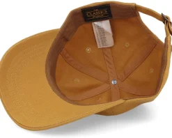 Dad Cap-Iconic Canada Patch Canvas Light Brown Dad Cap -