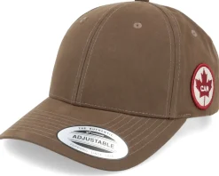 Online Iconic Canada Side Patch Waxed Brown Adjustable -