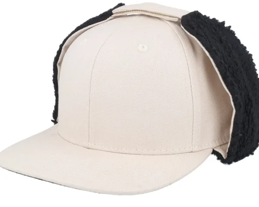 Blanks-Equip Canvas Flatbrim Caramel/Black Earflap - Brown