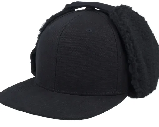 Blanks-Equip Canvas Flatbrim Caramel/Black Earflap - Brown