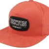 Clearance Brixton Canyon Burnt Red Snapback -