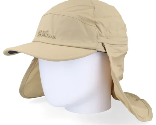 Earflap-Jack Wolfskin Canyon Cap Sand Storm Earflap - Beige