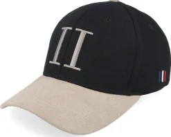 New Les Deux Cap Contrast Suede Ii Black/Dark Sand Adjustable -
