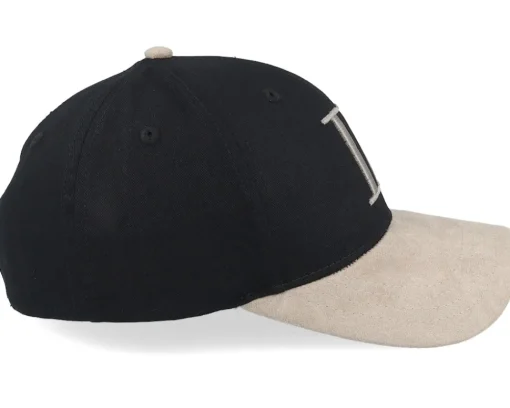 New Les Deux Cap Contrast Suede Ii Black/Dark Sand Adjustable -