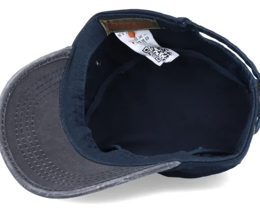 Army-Stetson Cap Cotton Navy/Black Army -