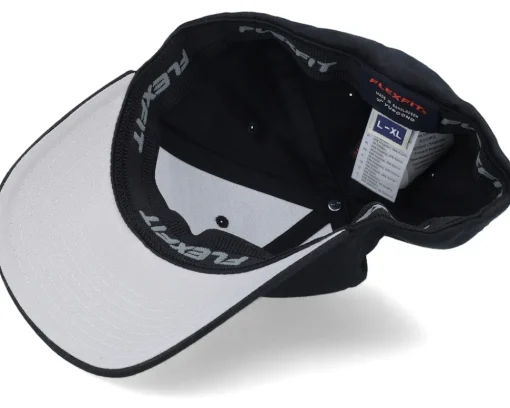 Flexfit-Bearded Man Cap Man Black Flexfit -