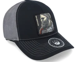 Trucker-Bearded Man Cap Man Modern 112 Split Black/Charcoal Trucker -