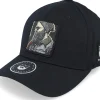 Flexfit-Bearded Man Cap Man Modern Black Flexfit Wooly Combed -