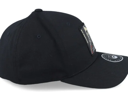Flexfit-Bearded Man Cap Man Modern Black Flexfit Wooly Combed -