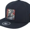 Snapback-Bearded Man Cap Man Modern Black Snapback -