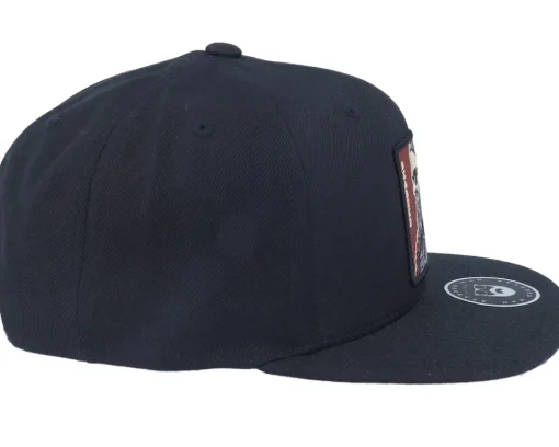 Snapback-Bearded Man Cap Man Modern Black Snapback -