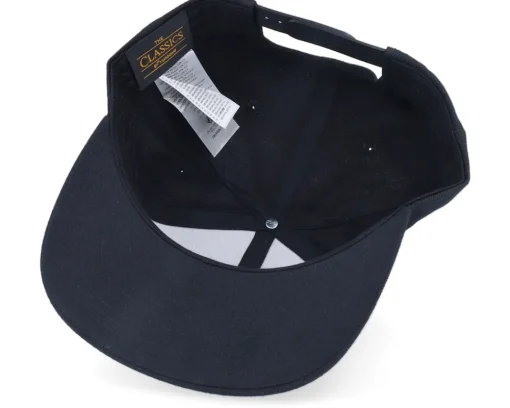 Snapback-Bearded Man Cap Man Modern Black Snapback -