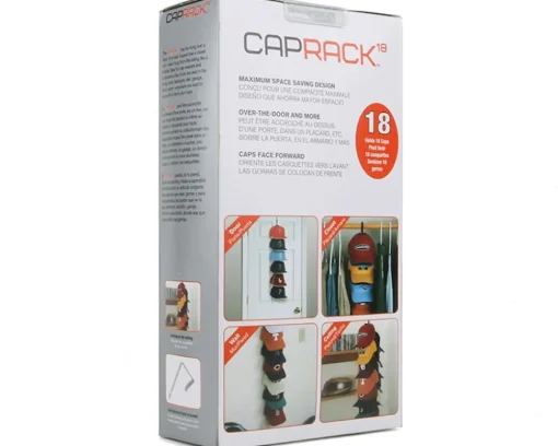 Outlet Perfect Curve Cap Rack 18 Caps System Black -