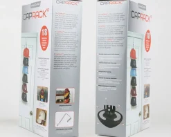 Outlet Perfect Curve Cap Rack 18 Caps System Black -
