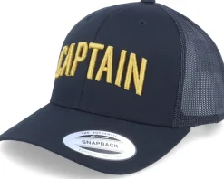 Trucker-Iconic Captain 3D Black Trucker -