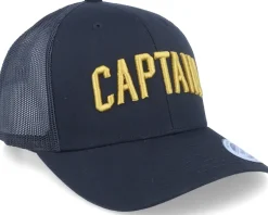 Trucker-Iconic Captain 3D Black Trucker -