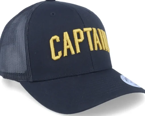 Trucker-Iconic Captain 3D Black Trucker -