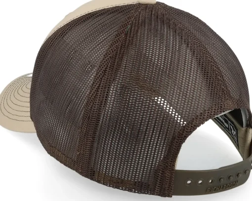 Trucker-Iconic Capybara Crocodile 112 Split Khaki/Coffee Trucker -