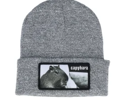 Cuff Beanies-Iconic Capybara Sofa Beanie French Navy Cuff - Blue