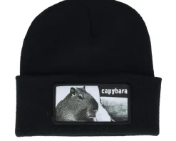 Cuff Beanies-Iconic Capybara Sofa Beanie French Navy Cuff - Blue