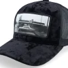 Trucker | Velvet Caps-Calza Pennello Car & Drive-through Velvet A-Frame Trucker - Black