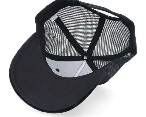 Trucker | Velvet Caps-Calza Pennello Car & Drive-through Velvet A-Frame Trucker - Black