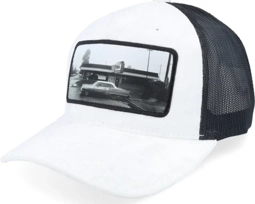 Trucker | Velvet Caps-Calza Pennello Car & Drive-through Velvet A-Frame Trucker - Black