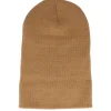 Sale Beechfield Caramel Long Blank Beanie -
