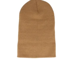 Sale Beechfield Caramel Long Blank Beanie -