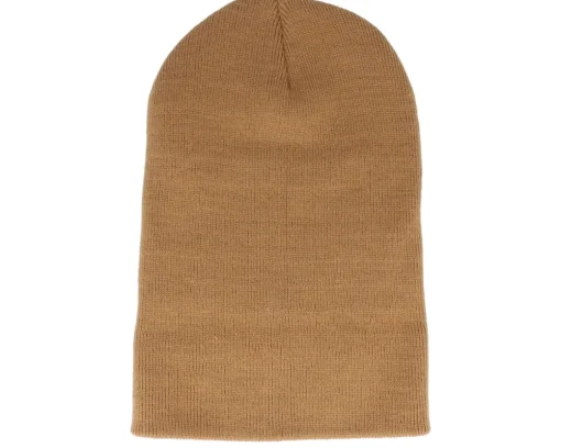 Sale Beechfield Caramel Long Blank Beanie -