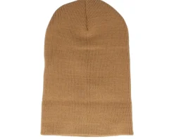 Sale Beechfield Caramel Long Blank Beanie -