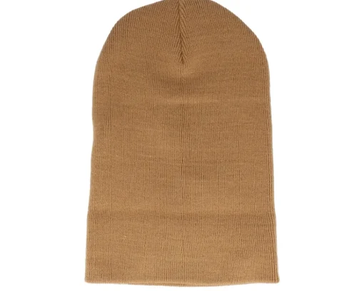 Sale Beechfield Caramel Long Blank Beanie -