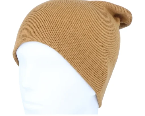 Sale Beechfield Caramel Long Blank Beanie -