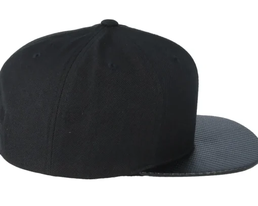 Snapback | Blanks-Yupoong Carbon Snapback - Black