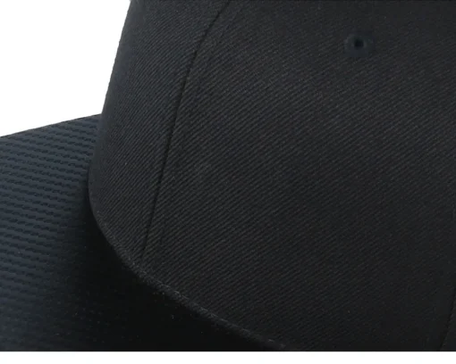 Snapback | Blanks-Yupoong Carbon Snapback - Black