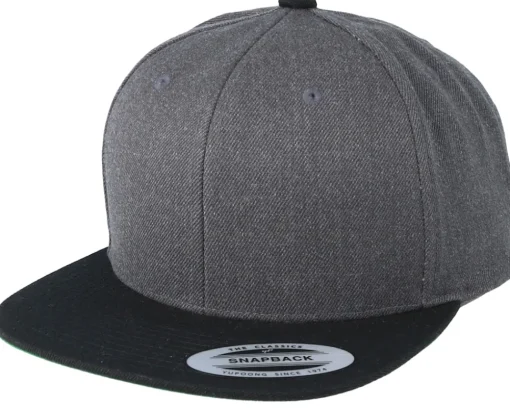 Snapback | Blanks-Yupoong Carbon Snapback - Black