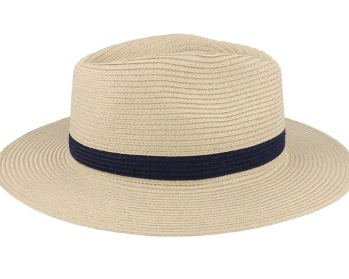 Straw Hat-Barts Carnations Hat Natural Straw Hat -