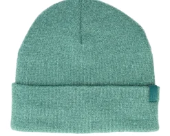 Cuff Beanies-Lyle & Scott Carrier Jasper Heather Green Cuff -
