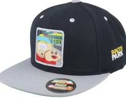 Best South Park Cartman Hand Puppet Patch /Grey Snapback - Black